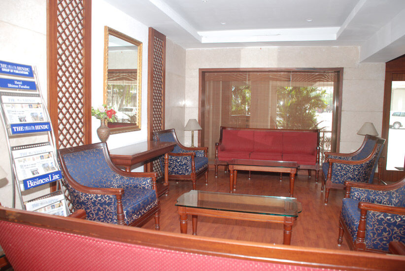 Hotel lobby seating