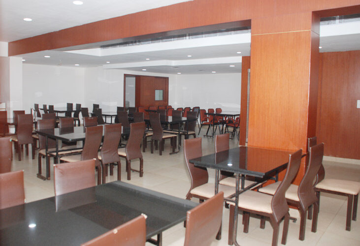 Pure-vegetarian restaurant hall
