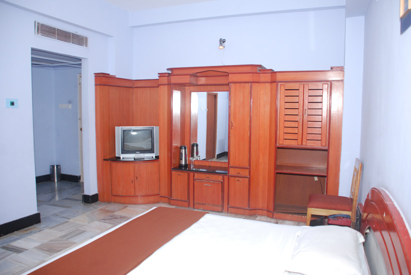 Bedroom with wardrobe unit